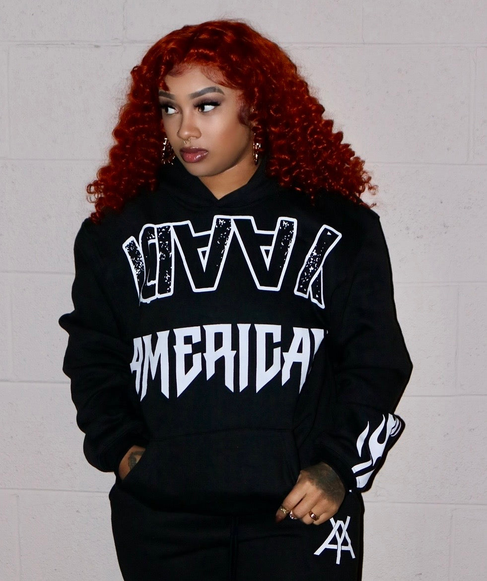 Blackout Yaadi Hoodie – Premium Heavyweight 500 GSM Streetwear