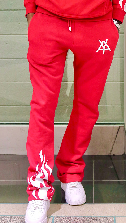 “Red Flame” Yaadi Sweatpants