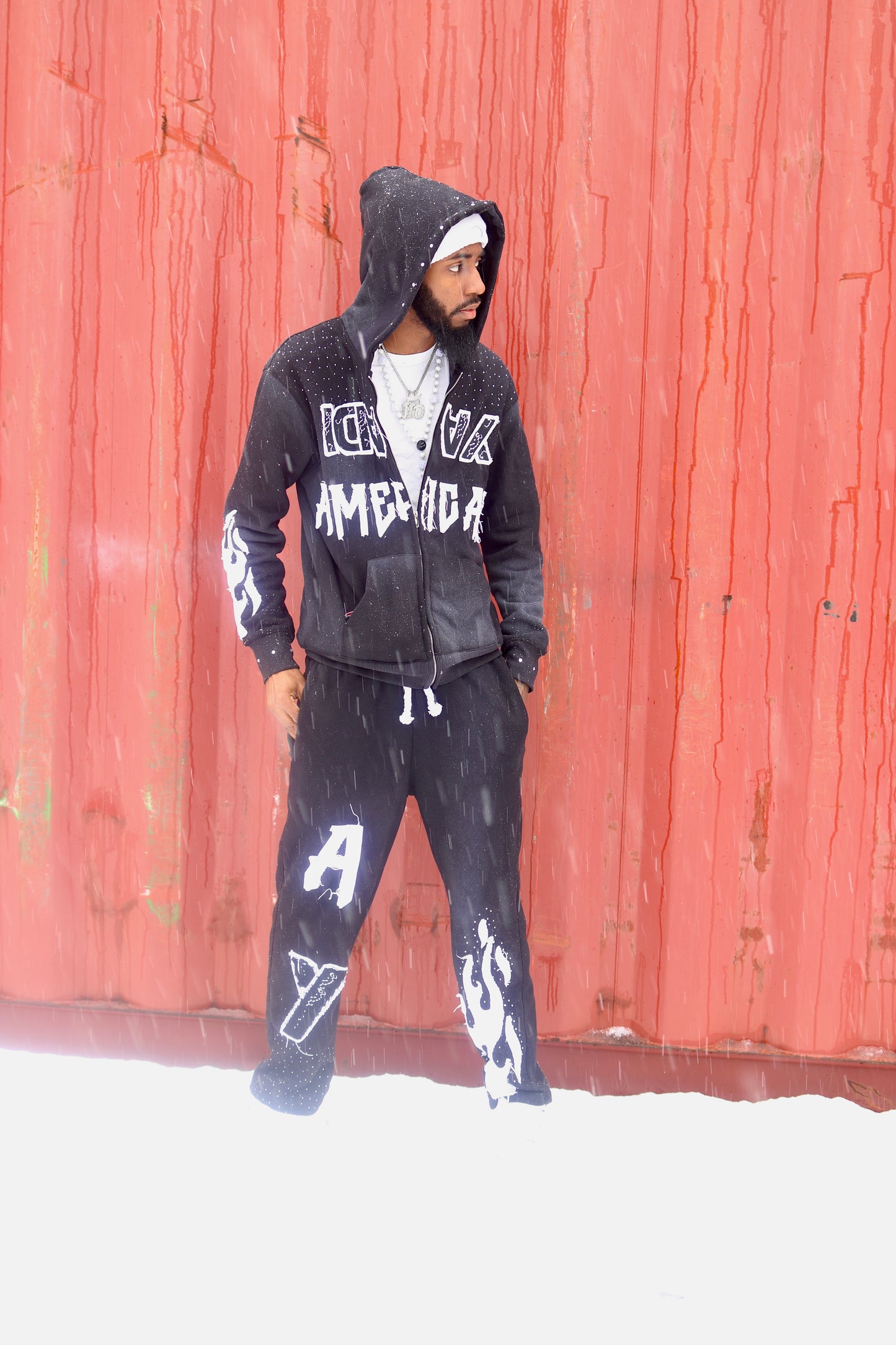 “Black Ice” Yaadi Rhinestone Set