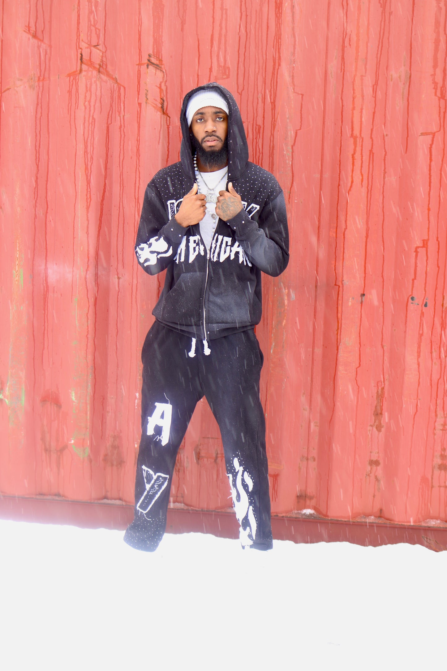 “Black Ice” Yaadi Rhinestone Set