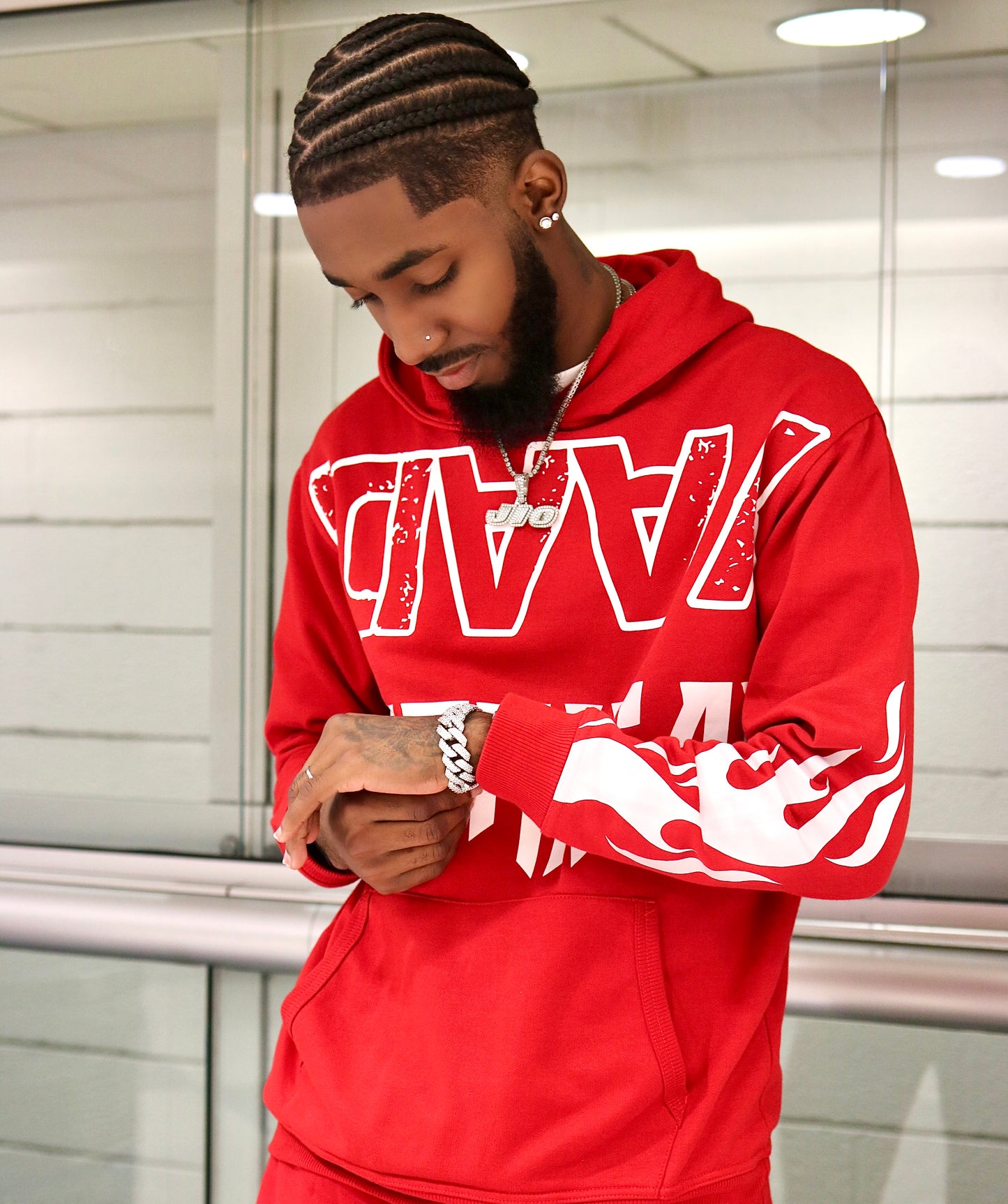 “Red Flame” Yaadi Hoodie